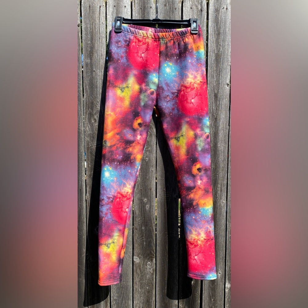 Fleece Lined Space/Galaxy Leggings